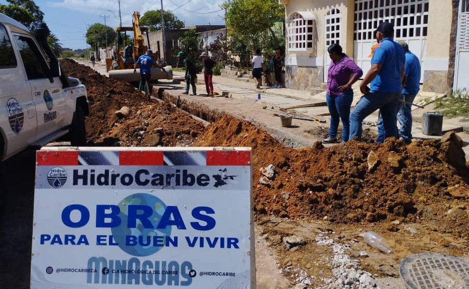 HidroCaribe sustituyó 55 metros de colector en la urbanización Pedro Luis Briceño del municipio García